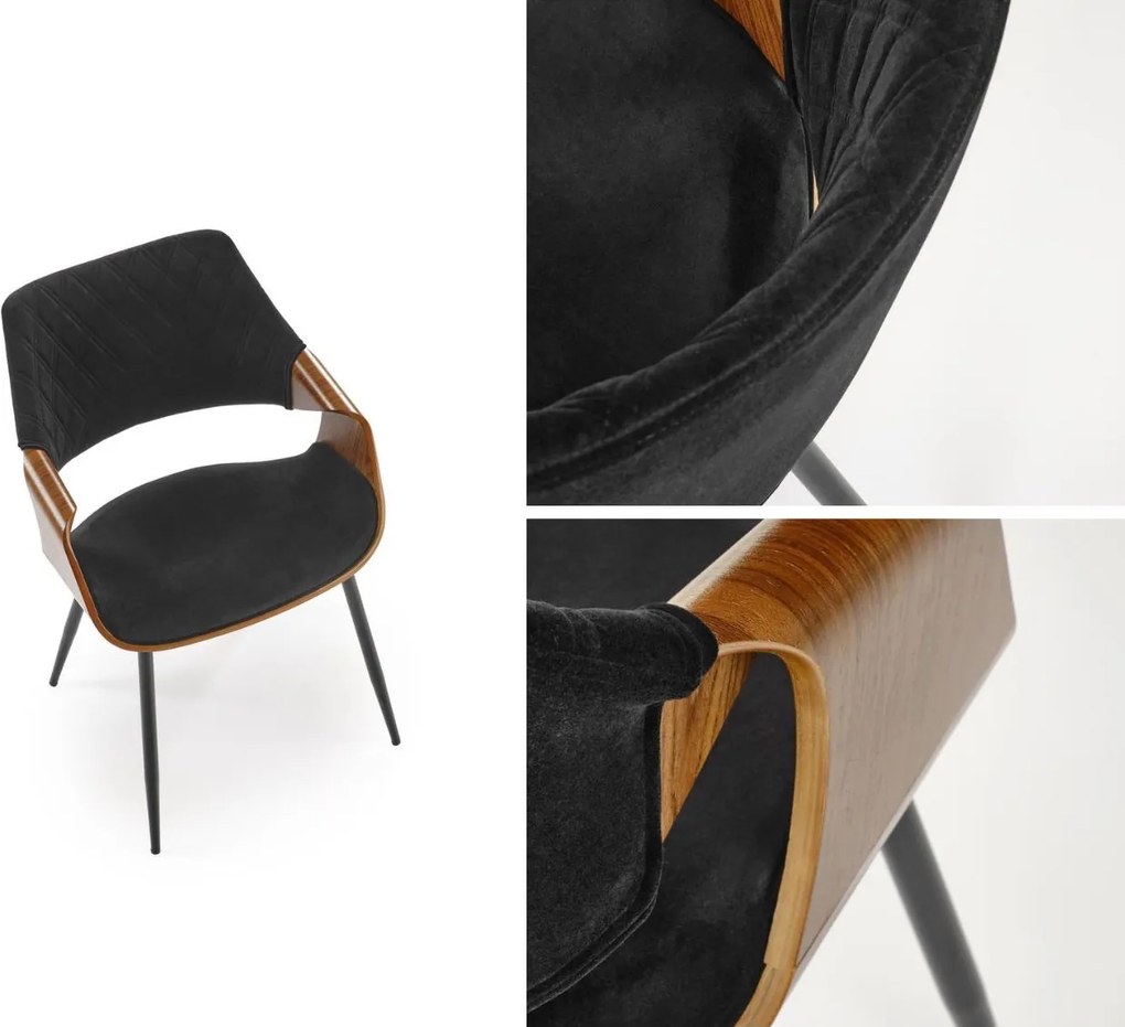 Krzesło do jadalni ze sklejki giętej K586 Halmar