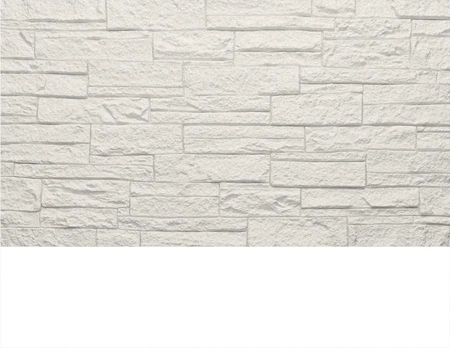 Zestaw dekoracyjnych paneli 3D z efektem cegły i kamienia, 12 szt., 8,6 m2, okładzina ścienna PU, 120 x 60 x 2,5, biały kwarcyt