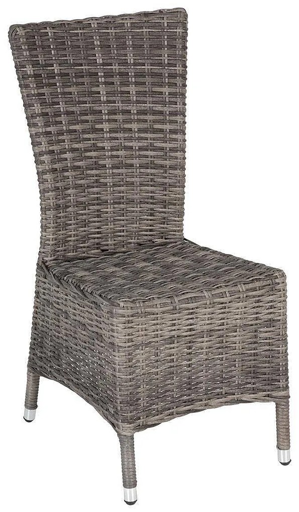 Rattanowy zestaw do jadalni BORNEO LUXURY 1 + 8 (szary)