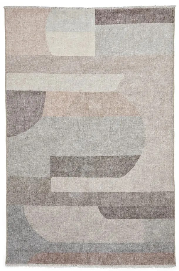 Beżowy dywan z mieszanki bawełny odpowiedni do prania 152x230 cm Whisper – Think Rugs