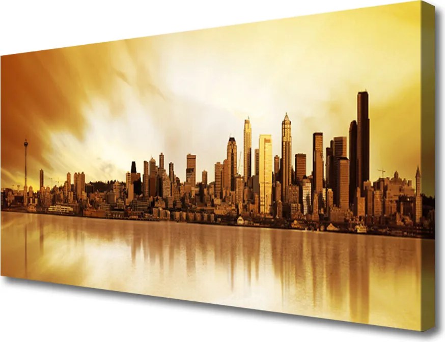 Obraz canvas na ścianę Perspektywa Nowoczesnej Ulicy