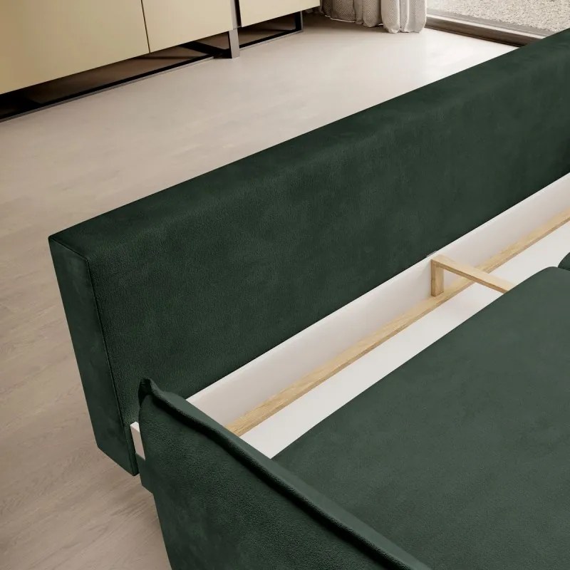 Sofa kanapa GLOSSY z funkcją spania i pojemnikiem WERSAL