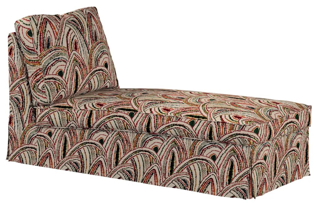 Pokrowiec na szezlong/ leżankę Ektorp wolnostojący prosty tył