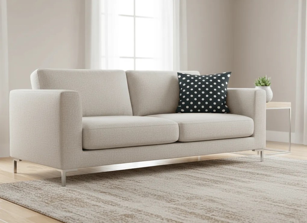 Dekoracyjna poszewka na poduszkę COLAM GREY 45x45 cm, szary