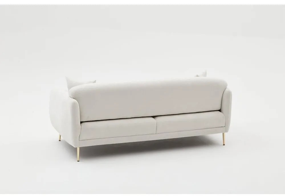 Biała rozkładana sofa 210 cm Simena – Balcab Home