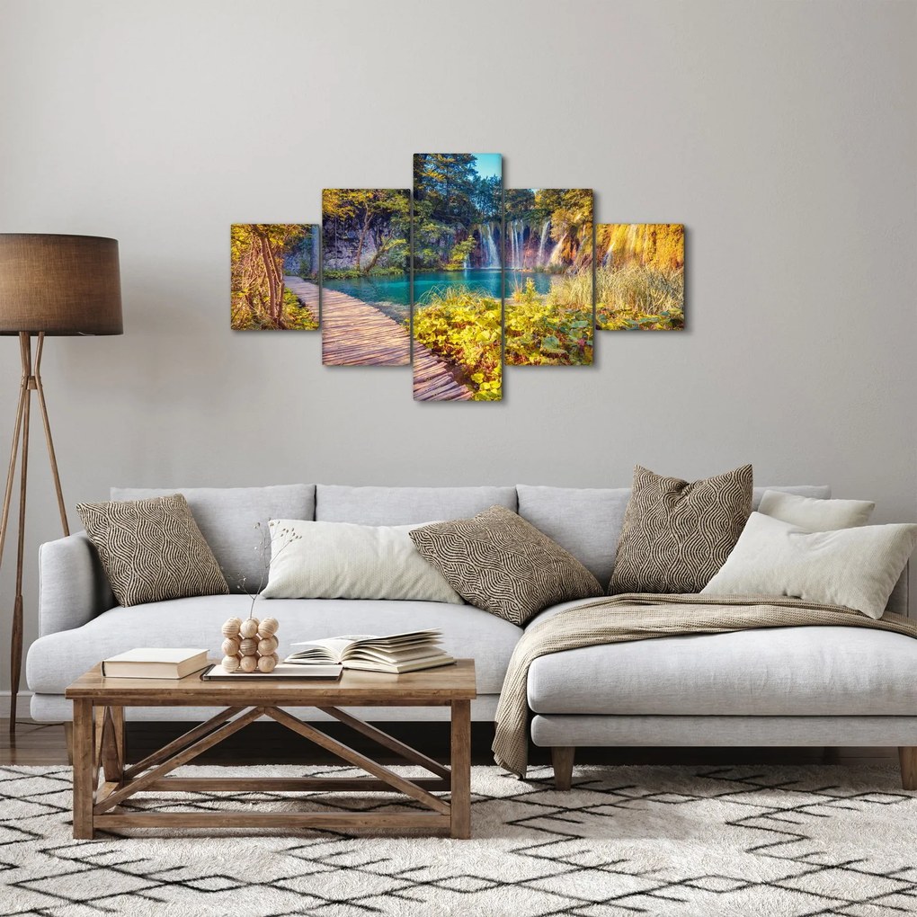 Obraz - Jeziora Plitwickie, Chorwacja (125x70 cm)