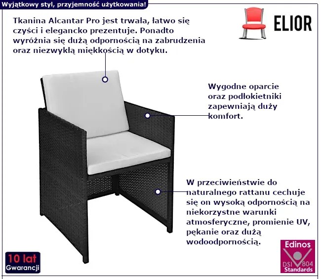 Zestaw dwóch foteli ogrodowych - Afel