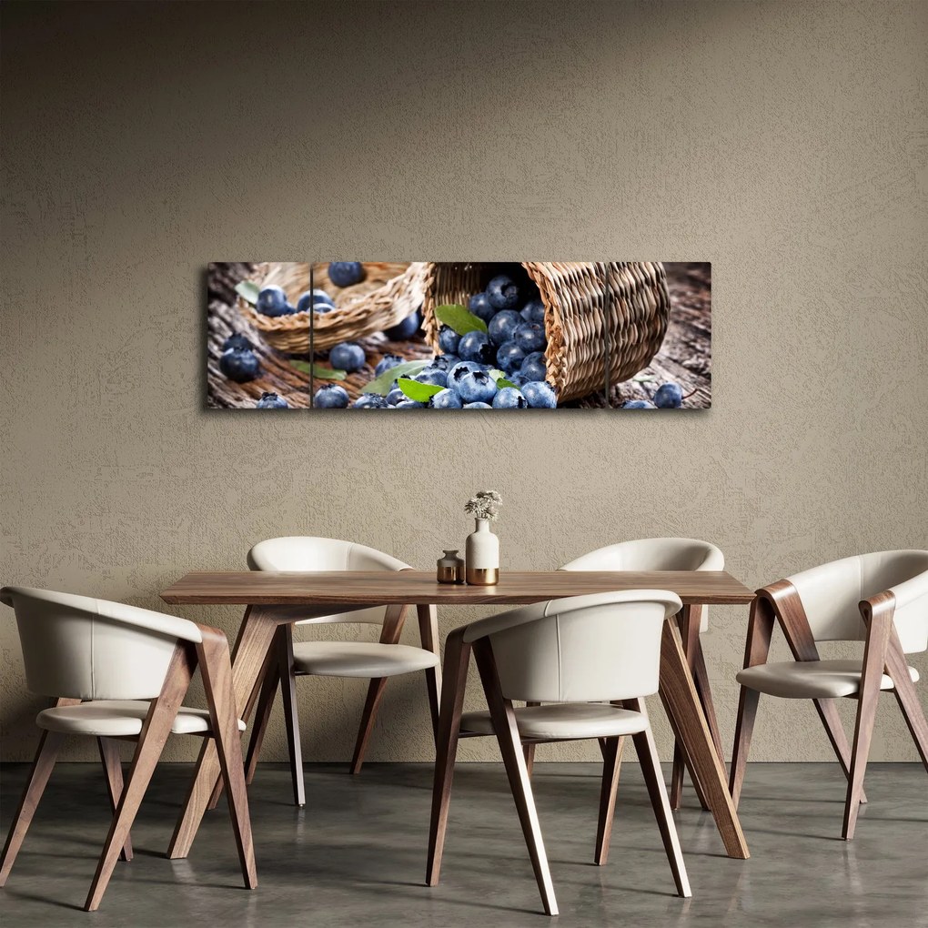 Obraz - Soczyste jagody (170x50 cm)