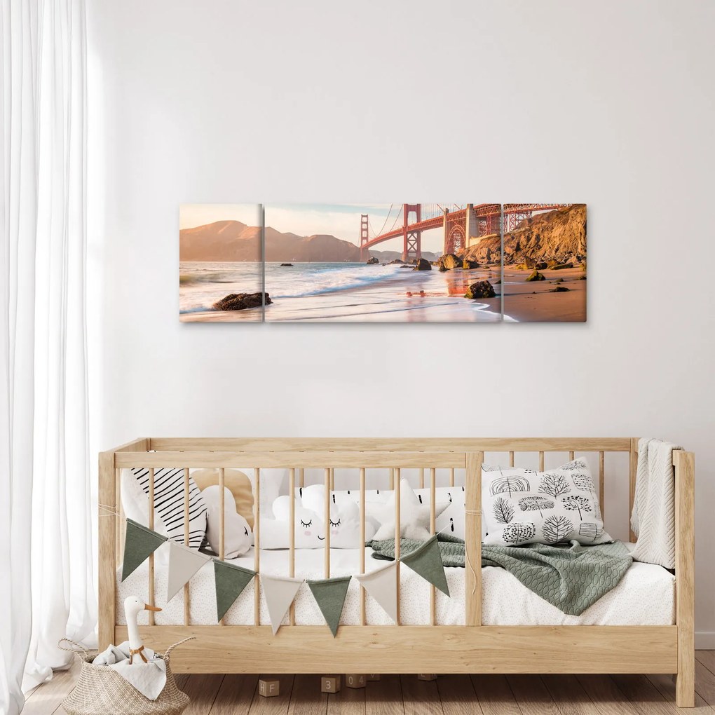 Obraz - Golden Gate Bridge (170x50 cm)