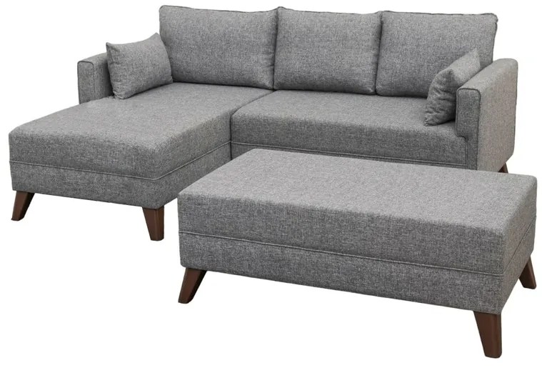 Sofa narożna Bella Narożnik Lewy 2 Szary