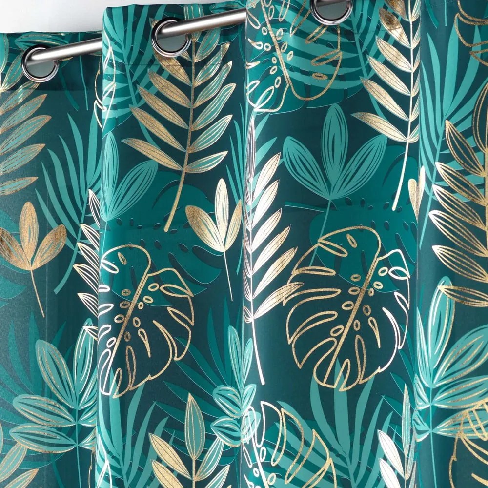 Zielona zasłona 140x260 cm Ornella – douceur d'intérieur