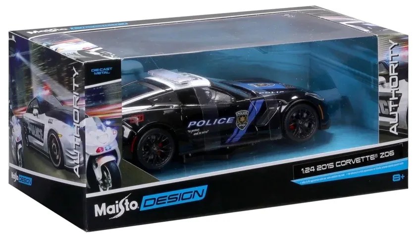 Maisto 32455-32516 – Design Authority, Corvette Z06 z 2015 r., skala 1:24