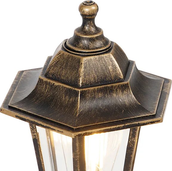 Lampa zewnętrzna antyczne złoto 42 cm IP44 - New Haven