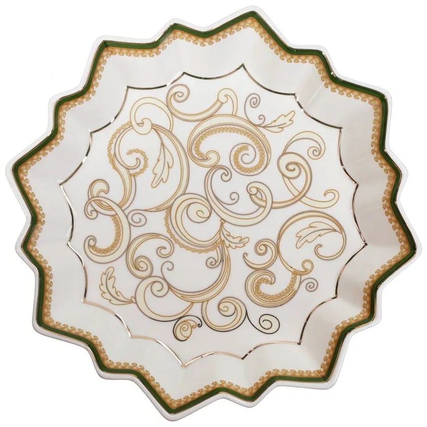 Biały talerz porcelanowy ø 23,5 cm Vassoio – Brandani