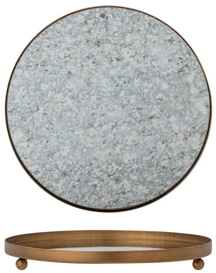 Szklana taca dekoracyjna ø 35 cm Glacier – Bloomingville