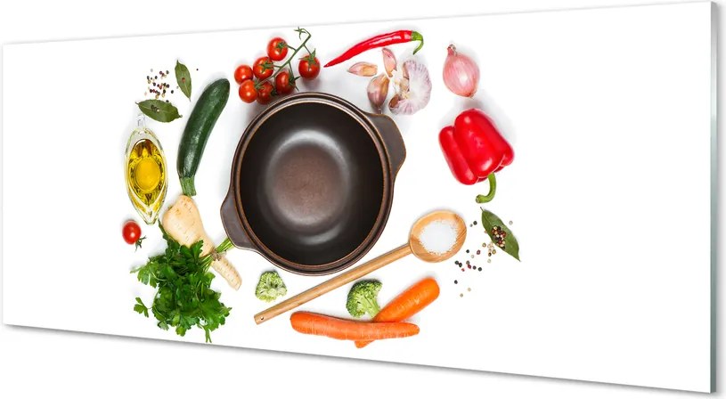 Panel nad Blat Kuchenny Pomidorki na Drewnianej Łyżce