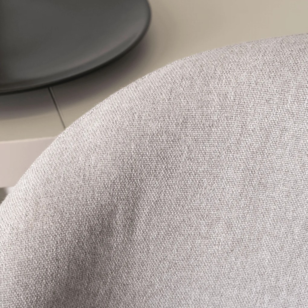 Krzesło Tapicerowane BROS Szare Nowoczesne