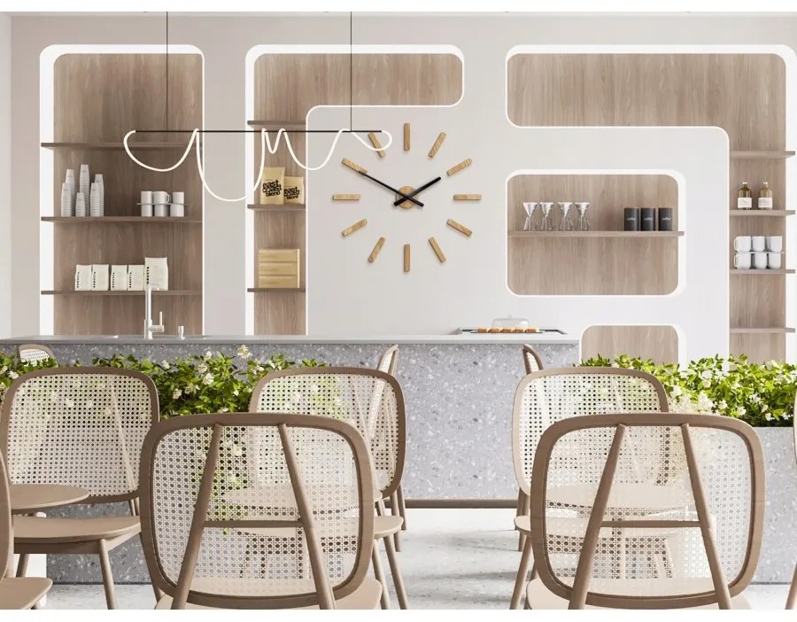 Zegar na ścianę nowoczesny do salonu sypialni cichy kuchenny efektowny loft