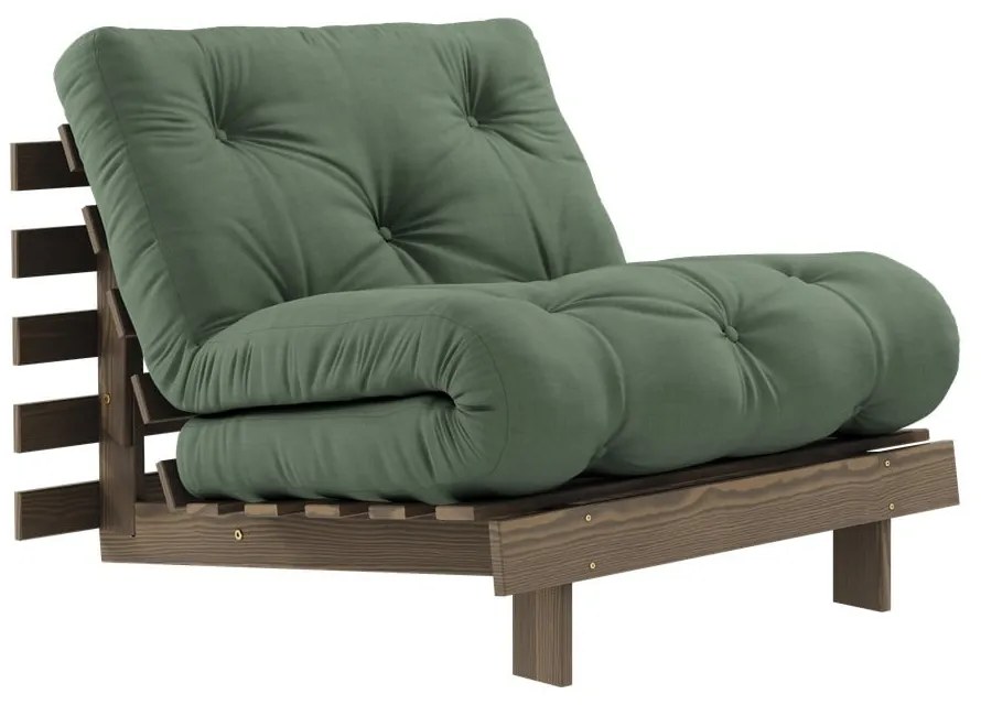 Zielony fotel Roots – Karup Design