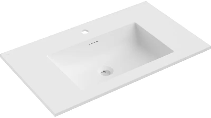 Mexen Otis umywalka wpuszczana w blat 81 x 46,5 cm, biała mat - 25188001