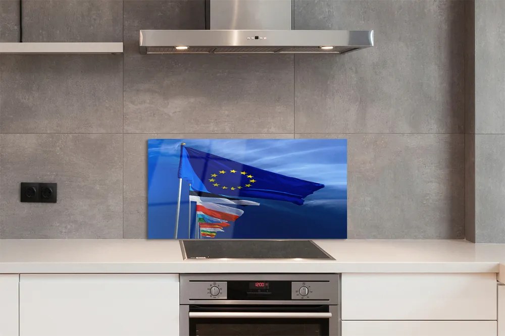 Szklany Panel Różnorodne Barwy Narodowe