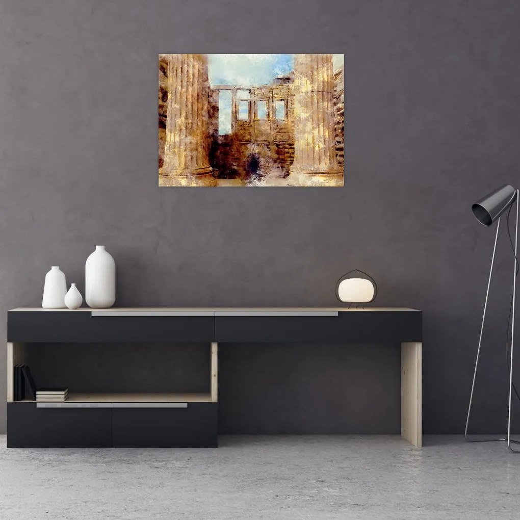 Obraz - Erechtejon, Ateny, Grecja (70x50 cm)