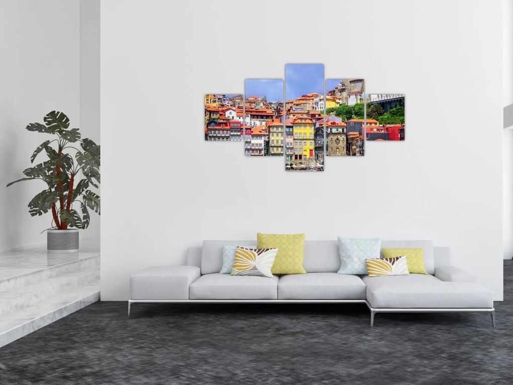 Obraz - Ribeira, Portugalia (125x70 cm)