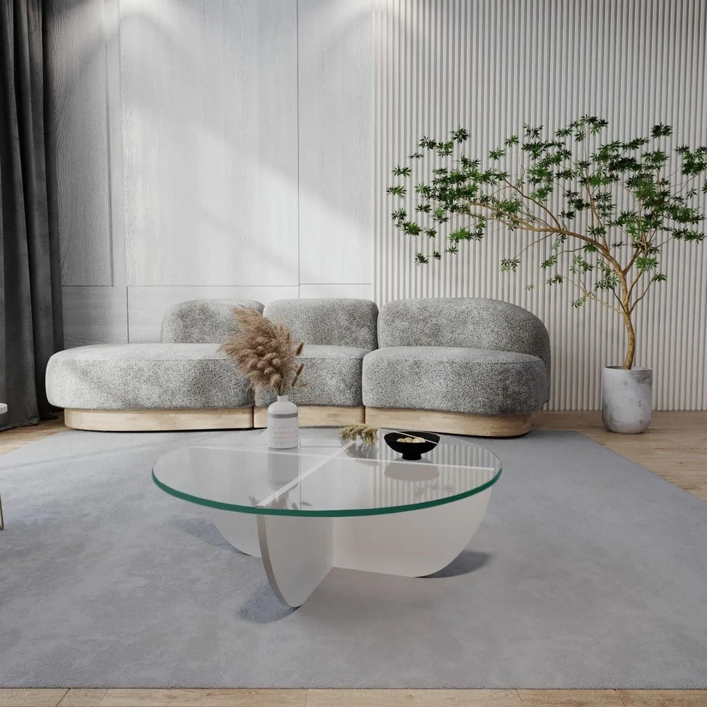 Stolik konferencyjny Lily White