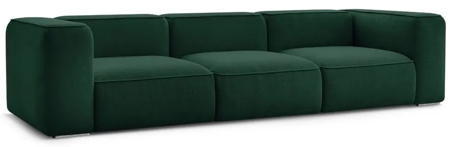 Ciemnozielona sofa 345 cm Zephyr – Bobochic Paris