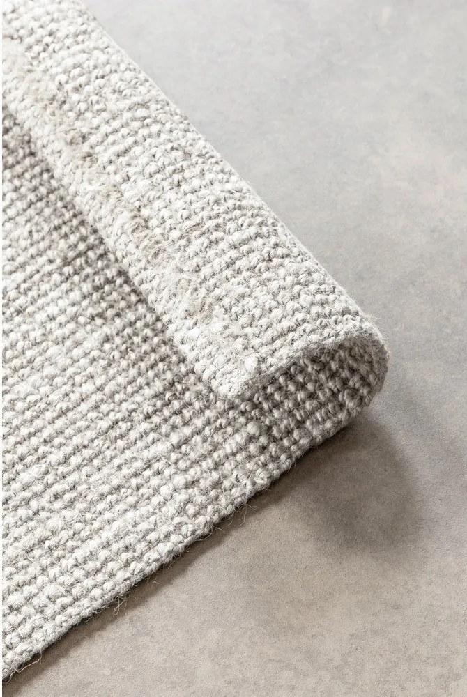 Jasnoszary dwustronny dywan tkany ręcznie z juty 160x230 cm Bouclé Jaipur – Hanse Home