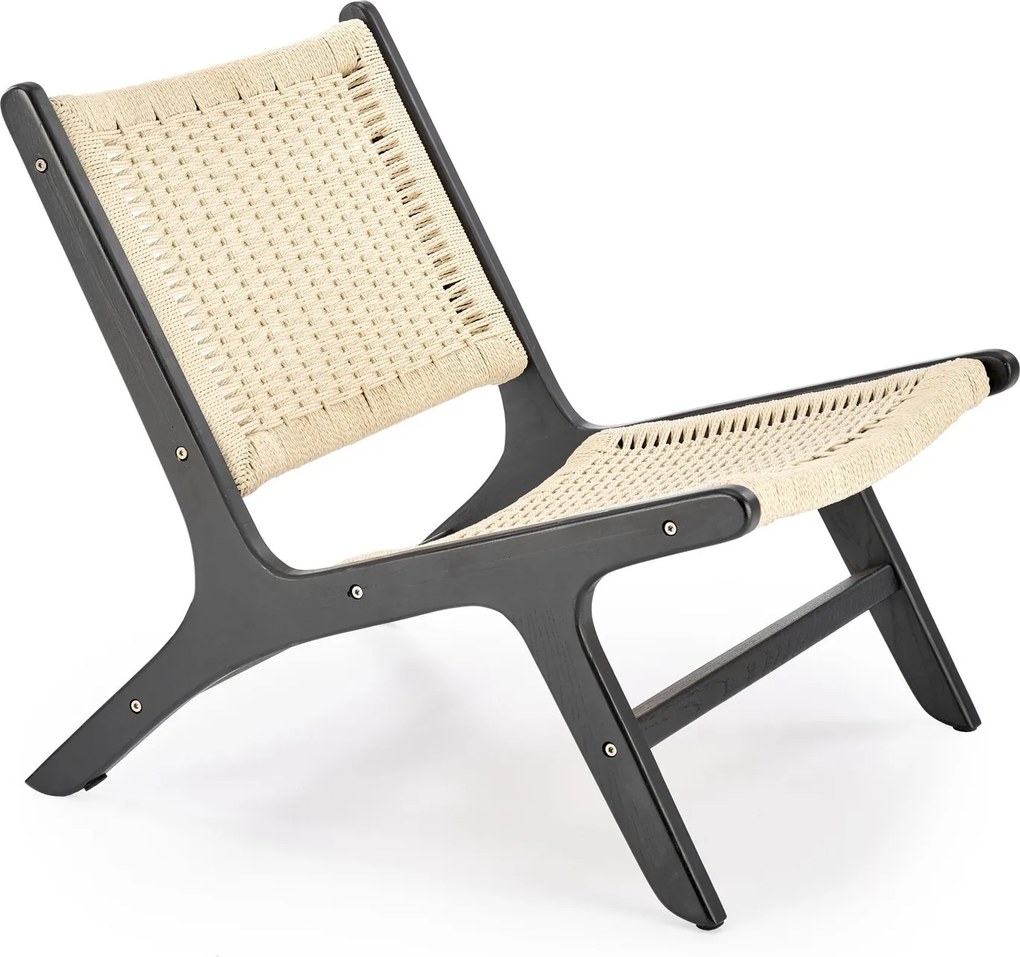 Fotel retro Foden ze sznurka