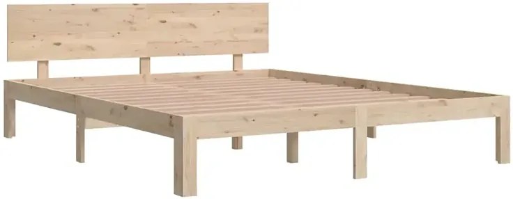 Dwuosobowe łóżko z litej sosny 160x200 T8-S29