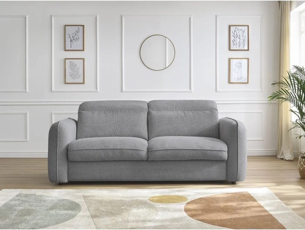 Ciemnoniebieska sofa 216 cm Achille – Bobochic Paris