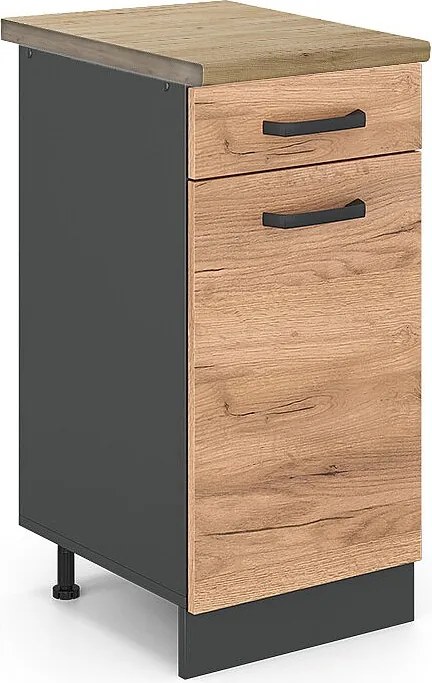 Szafka dolna do kuchni złoty dąb energetyczny 40x60x81.6 r-line