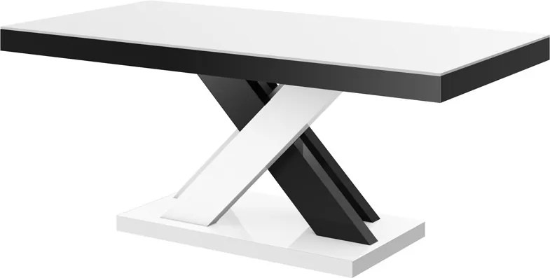 Designerska ława nierozkładana Xenon Lux Mini w wysokim połysku