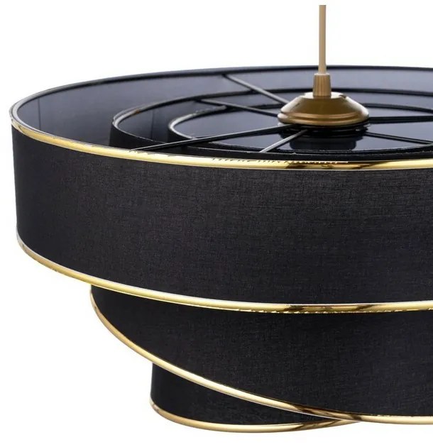 Lampa wisząca Couper - czarny, złoty