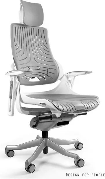 Fotel ergonomiczny Wau Elastomer, zgodny z normą BHP