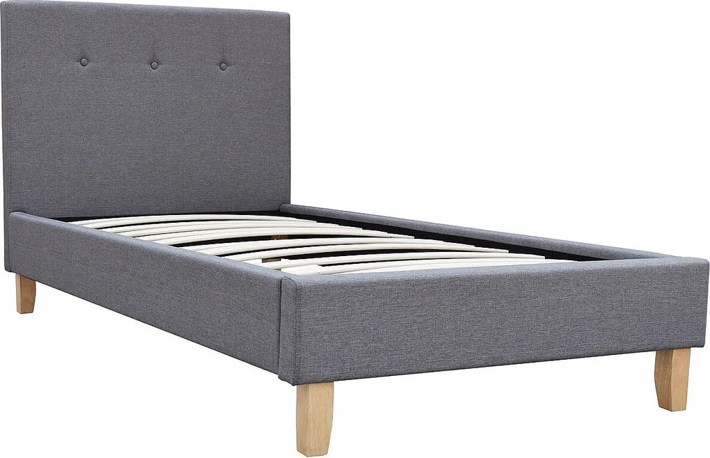 Łóżko „Elise” - 90 x 190 cm - Szare