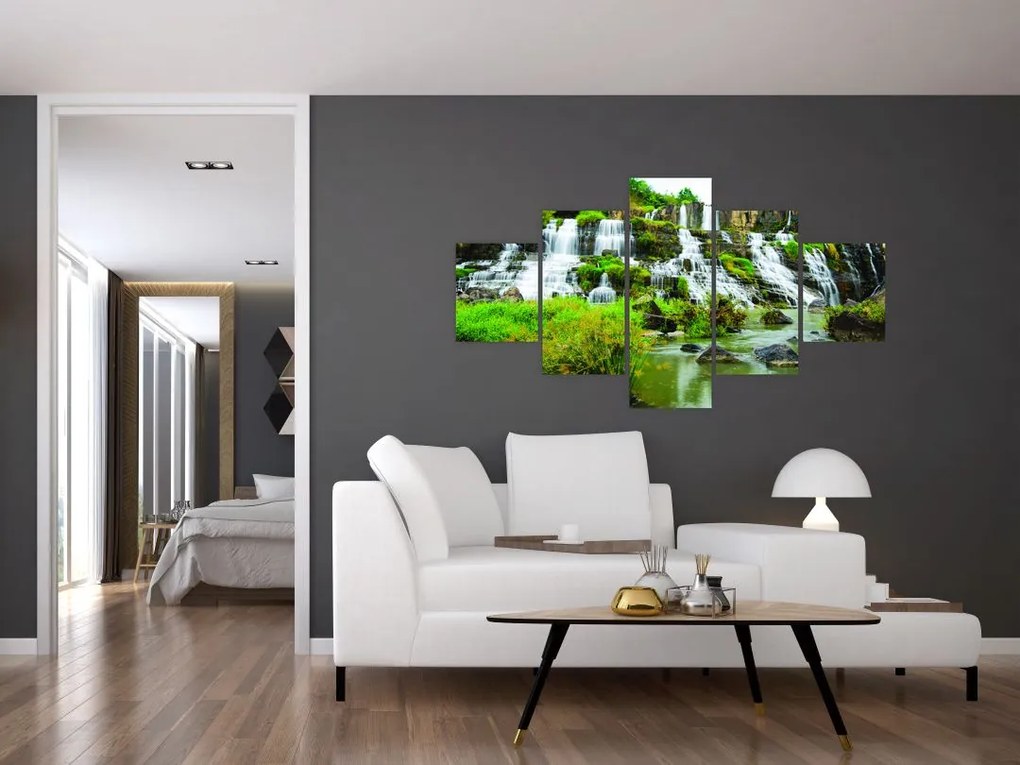 Obraz - wodospady (125x70 cm)