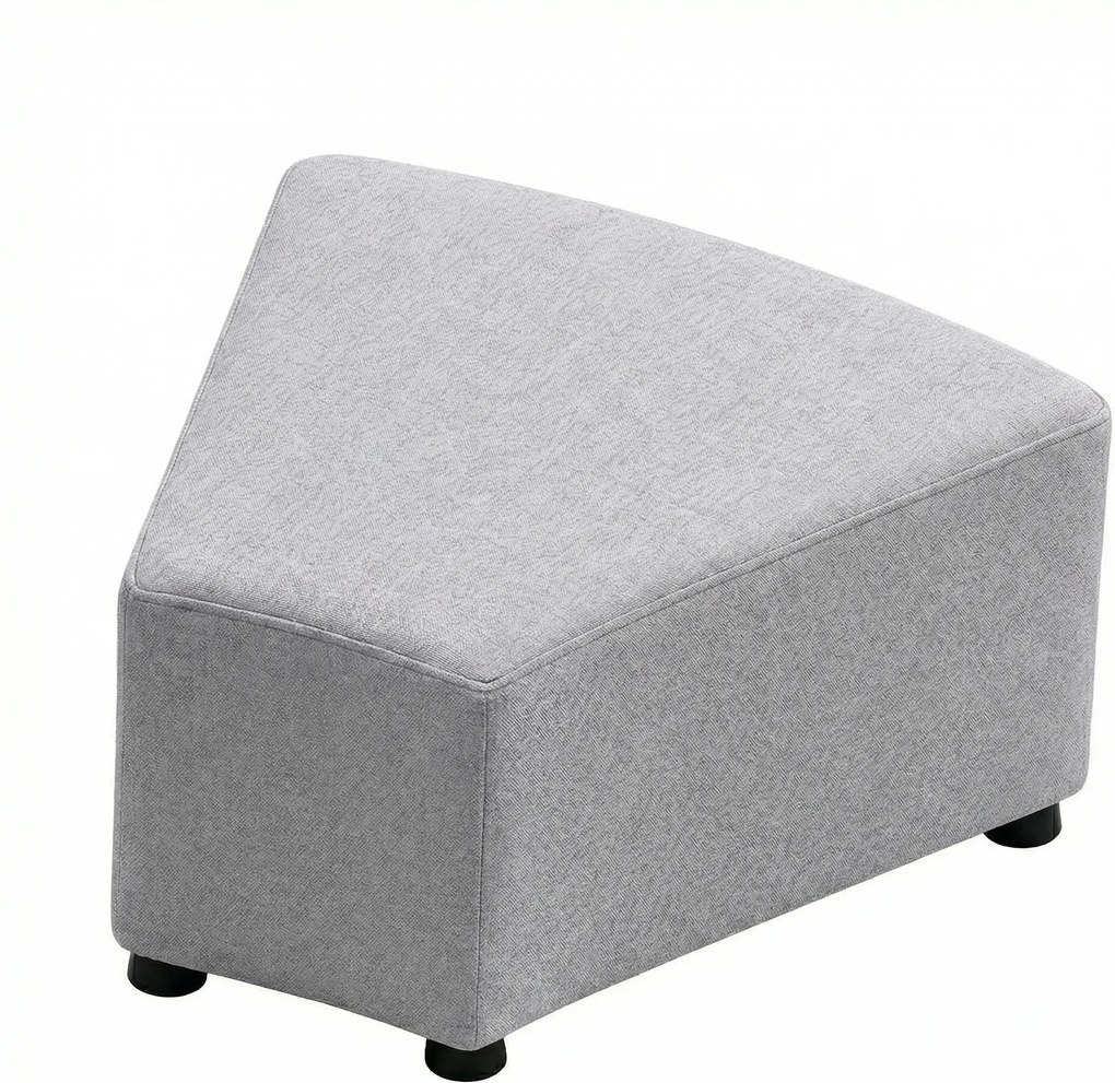 Siedzisko LEA, trójkąt, jasnoszare