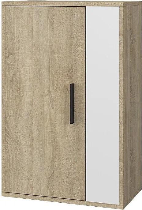 Szafka ścienna sonoma/biały 50.1x28.3x78.4 berno