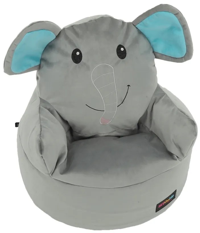 Puf dla dzieci Słonik Baby, 55 x 50 cm