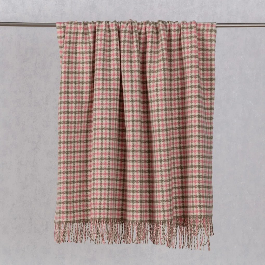 Pled Zelandia 140x200cm old rose/khaki