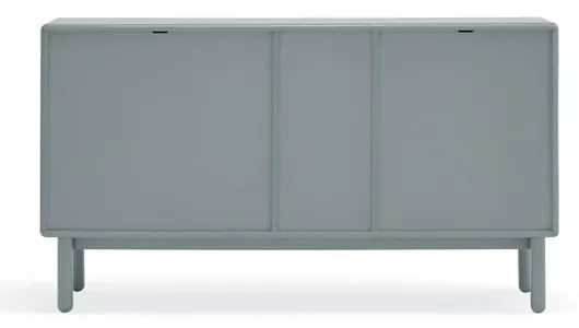 Niebieska/szara niska komoda 140x76 cm Corvo – Teulat
