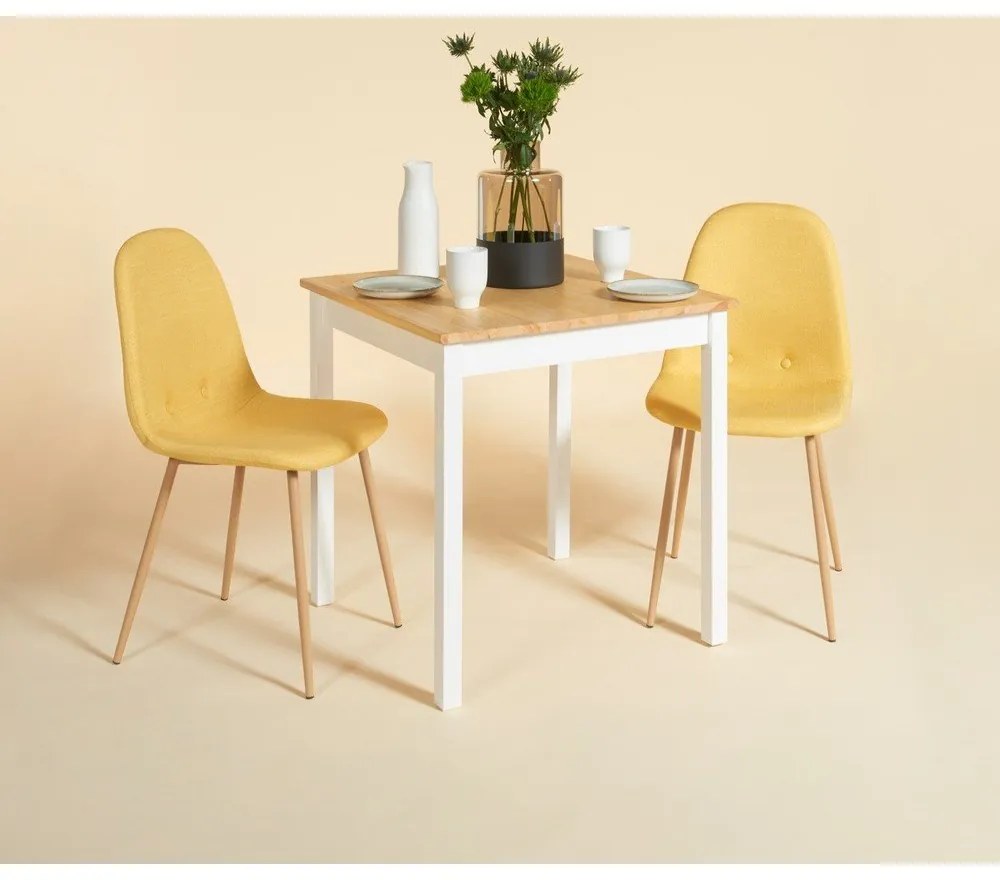 Zestaw 2 żółtych krzeseł Bonami Essentials Lissy