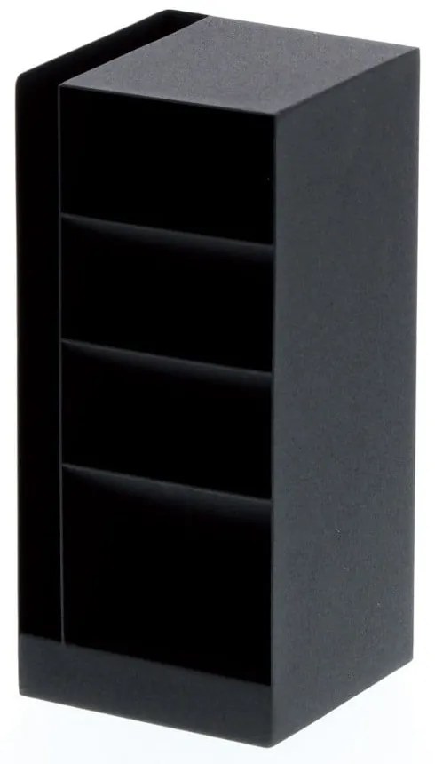 Czarny organizer biurowy YAMAZAKI Tower
