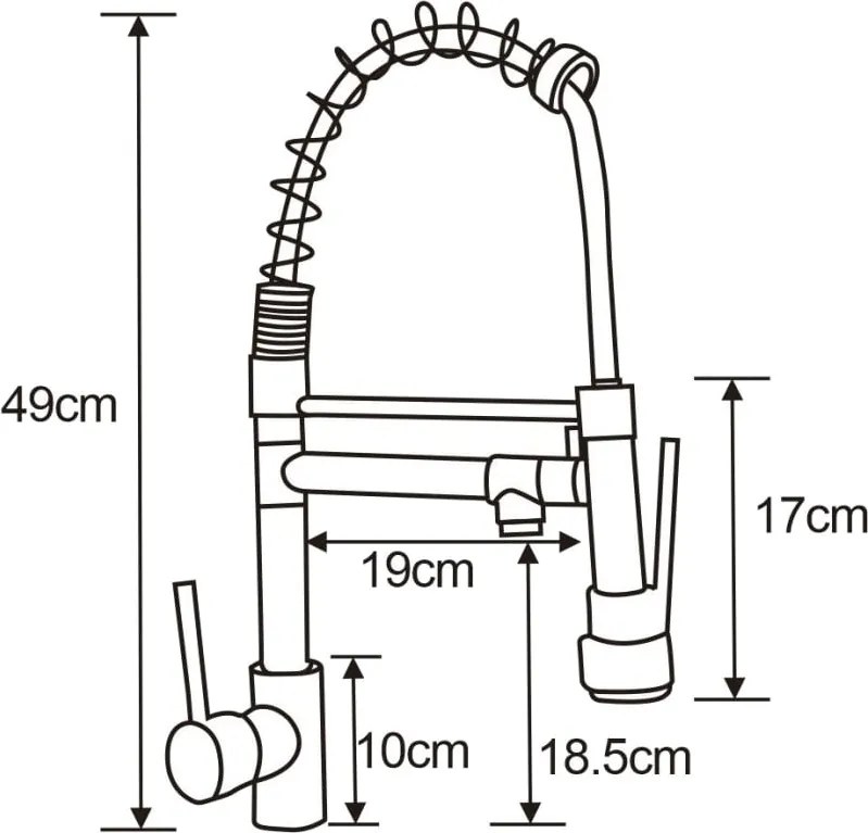 Mexen Corina bateria kuchenna, złota - 670601-50