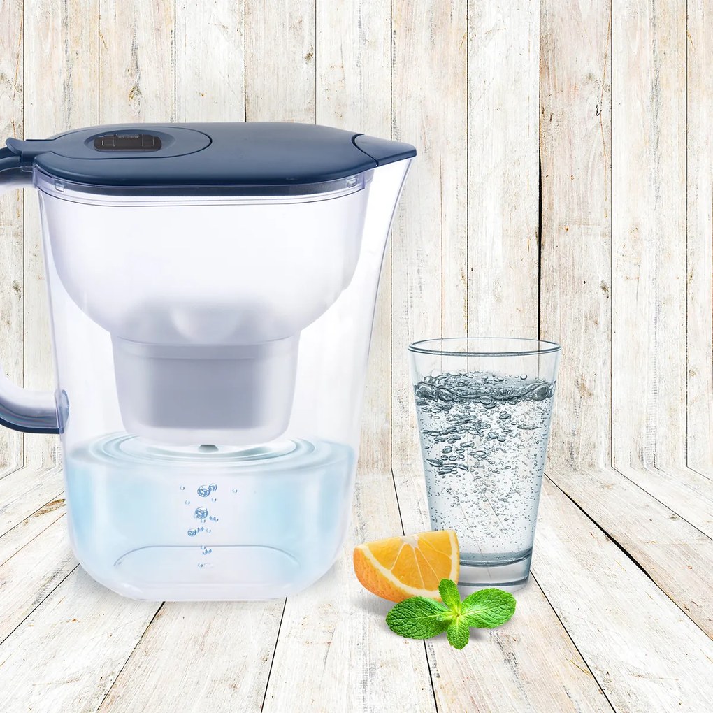 Orion 156020 Dzbanek filtrujący Carbo 3 l z filtrem, niebieski