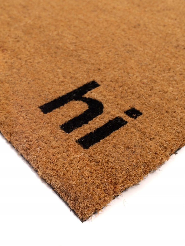 Wycieraczka kokosowa 40x60 cm HI naturalna antypoślizgowa do domu sklepu