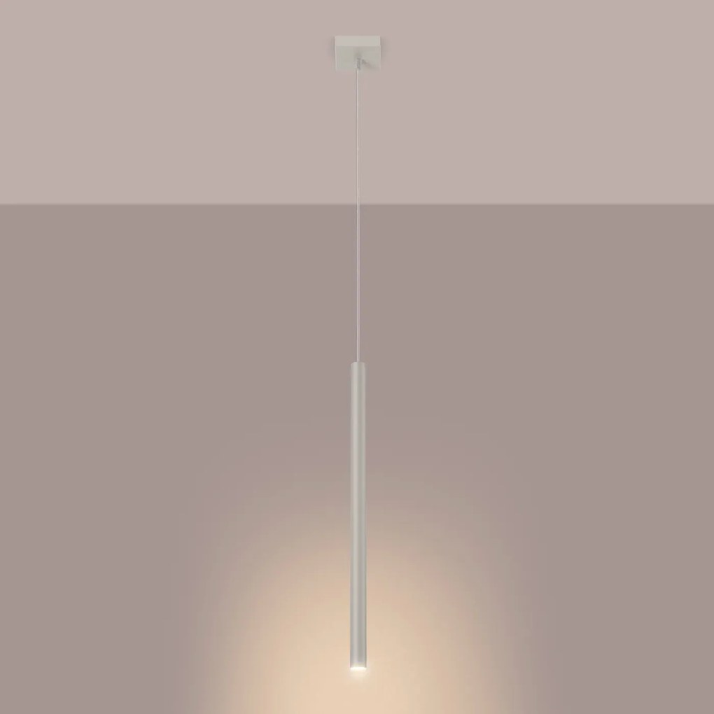 Lampa wisząca PASTELO 1 beżowa SOLLUX LIGHTING